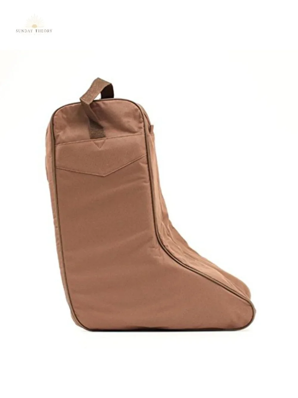 Water Resistant Nylon Boot Bag with Twin Zipper Closure